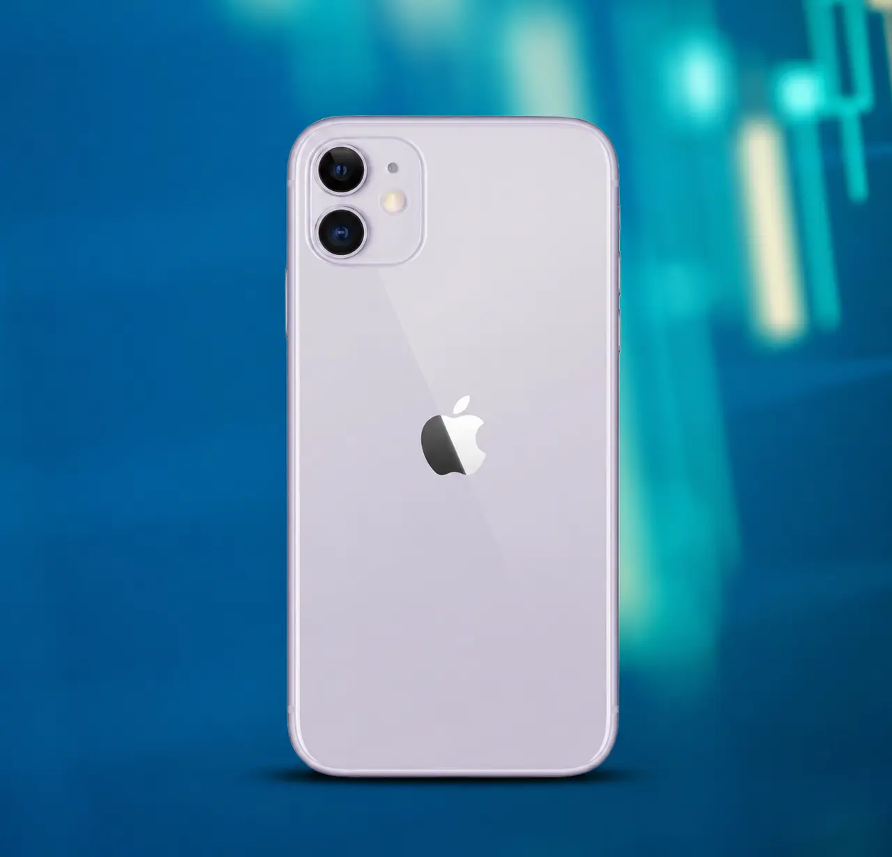 otkup iPhone 11 — telefon i euro novčanice na belom stolu, procena vrednosti