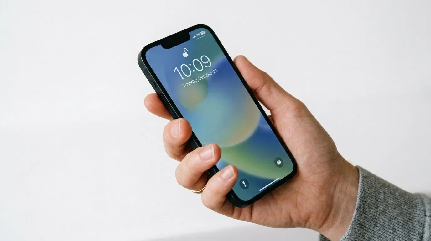 otkup iPhone 14 i iPhone 15 uz doplatu — flat lay sa evrima