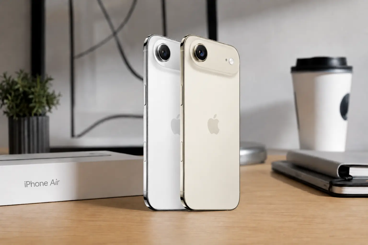otkup iPhone Air — iPhone Air u kafiću, procena vrednosti pre prodaje