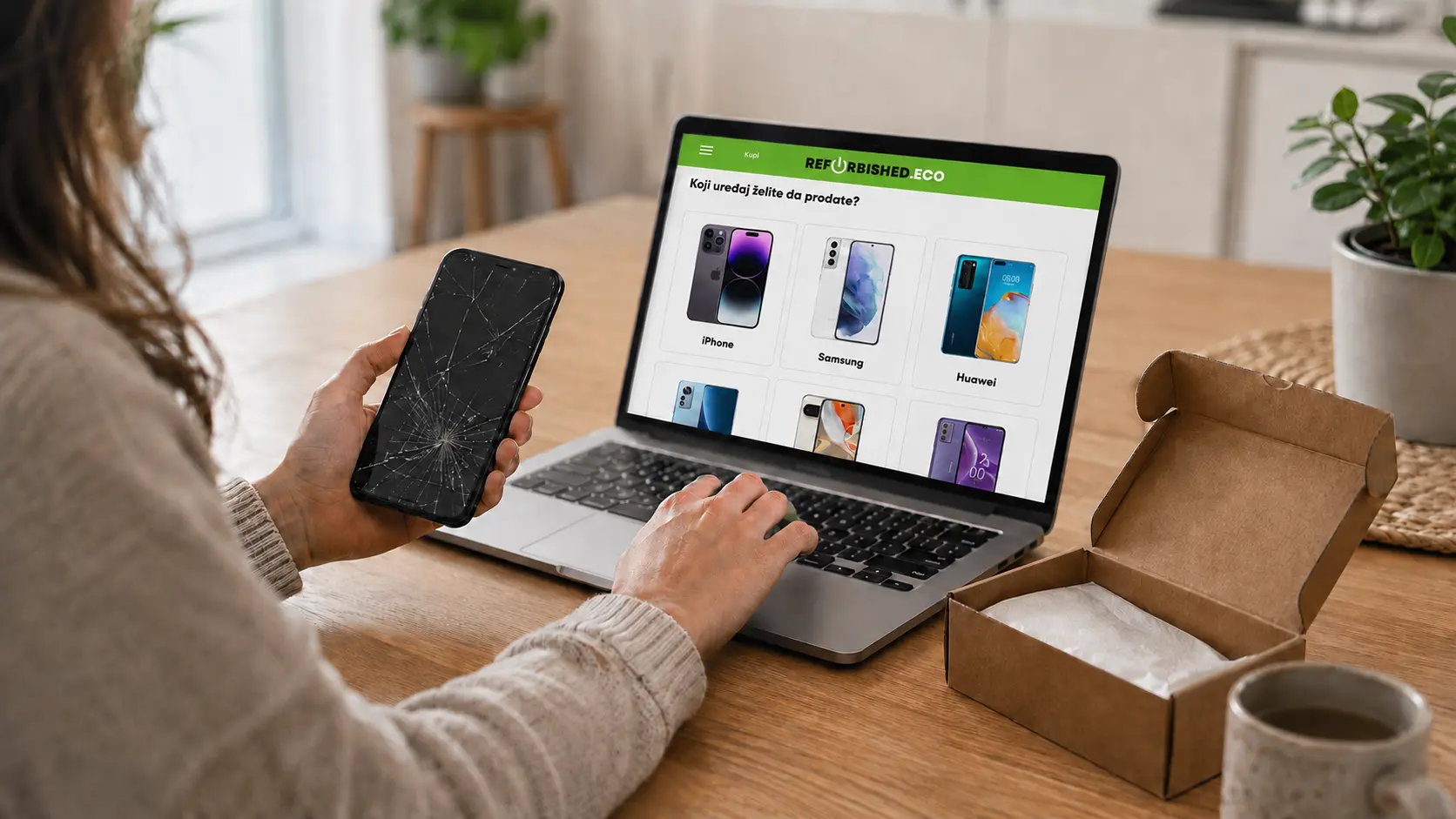 online procena telefona sa polomljenim ekranom za otkup