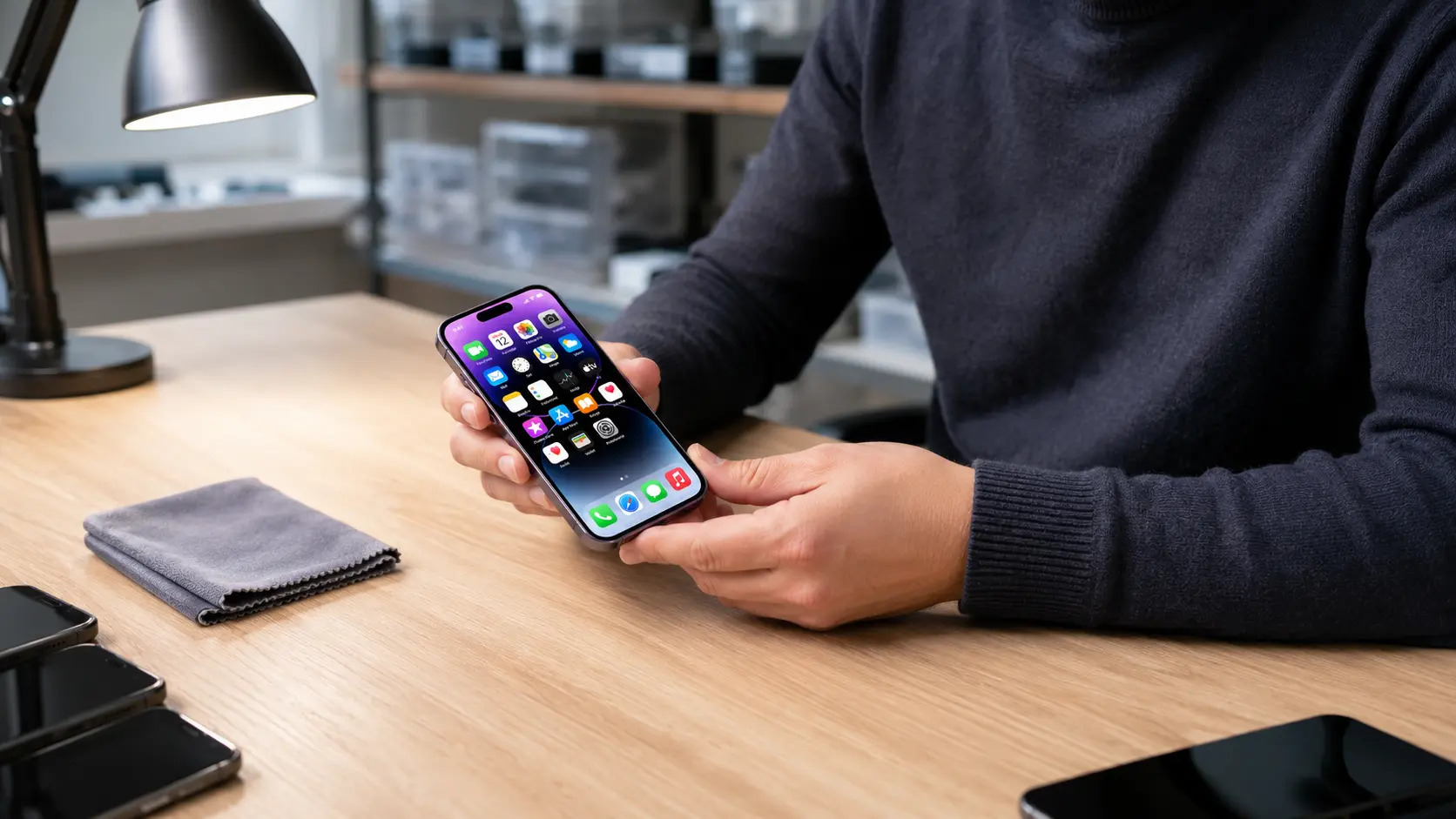 Provera iPhone 14 Pro Max telefona pre konačne ponude za otkup